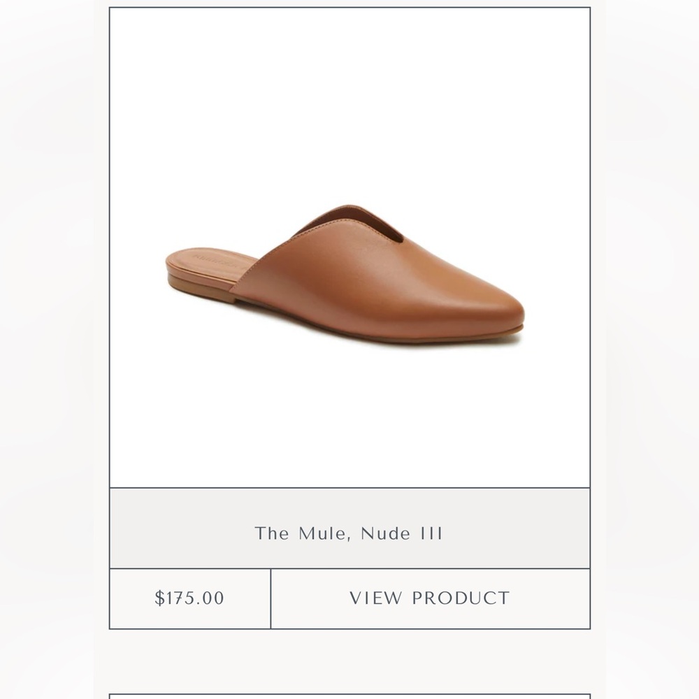 Rebecca Allen Tan Mules